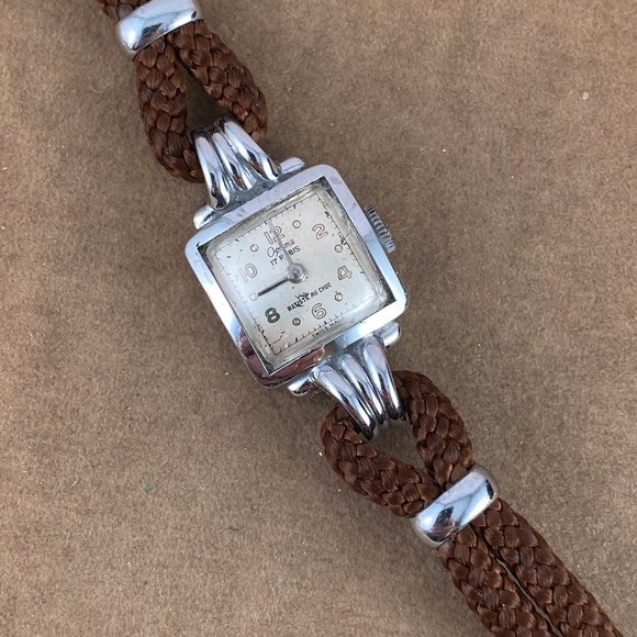 Rare Vintage Swiss Made Optima 17 Rubis Mechanical Ladies Bracelet Watch Working - Picture 3 of 9